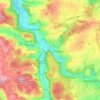 Mappa topografica Grafenau, altitudine, rilievo