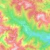 Mappa topografica Forni di Sopra, altitudine, rilievo