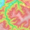 Mappa topografica Felenne, altitudine, rilievo
