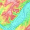 Mappa topografica 54294, altitudine, rilievo