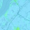 Mappa topografica Heijningen, altitudine, rilievo