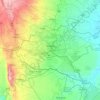 Mappa topografica Nairobi, altitudine, rilievo