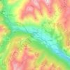 Mappa topografica Morgex, altitudine, rilievo
