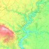 Mappa topografica Centre-Val de Loire, altitudine, rilievo
