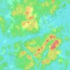 Mappa topografica Paljavesi, altitudine, rilievo