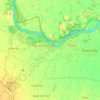 Mappa topografica Polesine Zibello, altitudine, rilievo