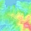 Mappa topografica Franza, altitudine, rilievo
