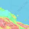 Mappa topografica Madang, altitudine, rilievo