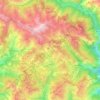 Mappa topografica Boglio, altitudine, rilievo