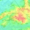 Mappa topografica Bismark, altitudine, rilievo
