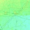 Mappa topografica Rivarolo Mantovano, altitudine, rilievo