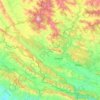 Mappa topografica Nowshehra Tehsil, altitudine, rilievo