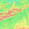 Mappa topografica Soletta, altitudine, rilievo