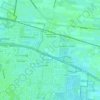 Mappa topografica De Klomp, altitudine, rilievo