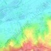 Mappa topografica Kwaremont, altitudine, rilievo