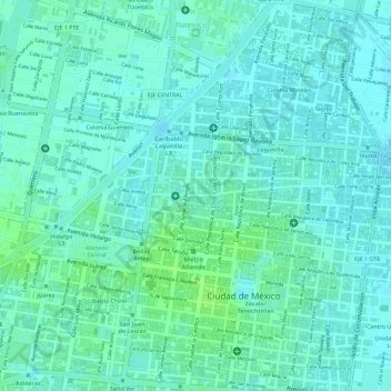 Mappa topografica 06010, altitudine, rilievo