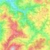 Mappa topografica Polinago, altitudine, rilievo