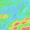Mappa topografica Baie McKenzie, altitudine, rilievo