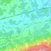 Mappa topografica Waterville, altitudine, rilievo
