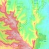 Mappa topografica Townson, altitudine, rilievo