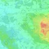 Mappa topografica Lübtheen, altitudine, rilievo