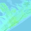 Mappa topografica Jamaica Beach, altitudine, rilievo