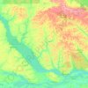 Mappa topografica Manaus, altitudine, rilievo