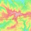 Mappa topografica Battice, altitudine, rilievo