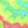 Mappa topografica Brueil-en-Vexin, altitudine, rilievo