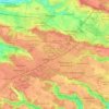 Mappa topografica Communauté d'agglomération de Saint-Quentin-en-Yvelines, altitudine, rilievo