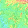 Mappa topografica Bragança Paulista, altitudine, rilievo