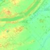Mappa topografica Saint-Louis-de-Gonzague, altitudine, rilievo