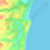 Mappa topografica Seamount, altitudine, rilievo