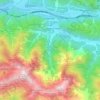 Mappa topografica Resiutta, altitudine, rilievo