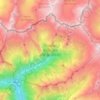 Mappa topografica Val di Mello, altitudine, rilievo