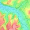 Mappa topografica Schin op Geul, altitudine, rilievo