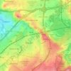 Mappa topografica 52080, altitudine, rilievo
