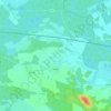 Mappa topografica Kade, altitudine, rilievo