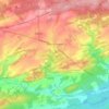 Mappa topografica Villers-le-Gambon, altitudine, rilievo
