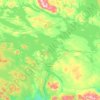 Mappa topografica муниципальный округ Полярные Зори, altitudine, rilievo
