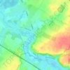 Mappa topografica Sluse, altitudine, rilievo