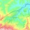 Mappa topografica Serravalle, altitudine, rilievo