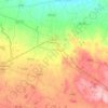 Mappa topografica Turi, altitudine, rilievo