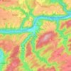 Mappa topografica 56253, altitudine, rilievo