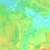 Mappa topografica Космодемьянский, altitudine, rilievo