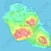 Mappa topografica Santa Cruz da Graciosa, altitudine, rilievo