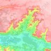 Mappa topografica Pesquera de Duero, altitudine, rilievo