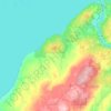 Mappa topografica Stanton Township, altitudine, rilievo