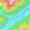 Mappa topografica Terzolas, altitudine, rilievo