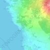 Mappa topografica Fasana, altitudine, rilievo